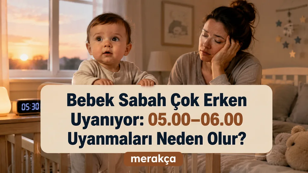 Sabah 05.00–06.00 arasında erken uyanan bebek ve yorgun anne