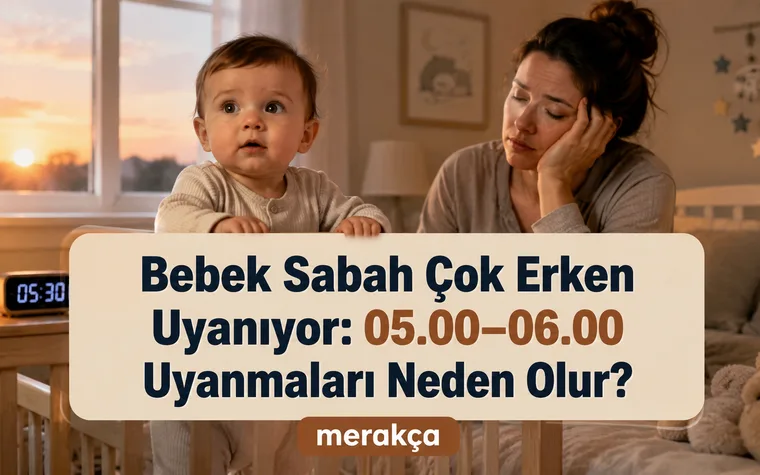 Bebek Sabah Çok Erken Uyanıyor: 05.00–06.00 Uyanmaları Neden Olur?