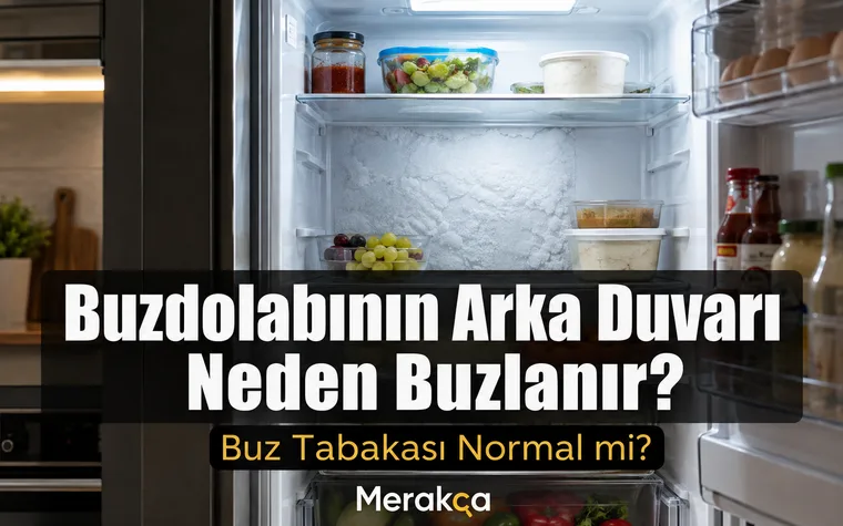 Buzdolabının Arka Duvarı Neden Buzlanır? Buz Tabakası Normal mi?