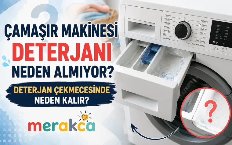 Çamaşır Makinesi Deterjanı Neden Almıyor? Deterjan Çekmecesinde Neden Kalır?