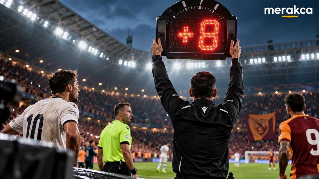 Futbolda +5, +8, +10 Dakika Nasıl Belirleniyor? Uzatma Süresine Kim Karar Veriyor?