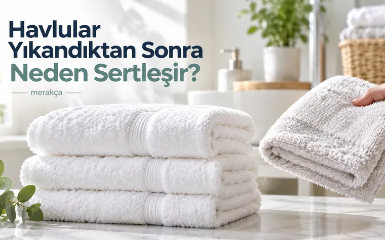 Havlular Yıkandıktan Sonra Neden Sertleşir? Otel Havlusu Gibi Yumuşak Tutmanın Yolları