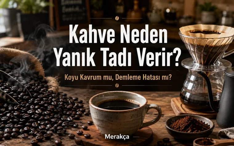 Kahve Neden Yanık Tadı Verir? Koyu Kavrum mu, Demleme Hatası mı?