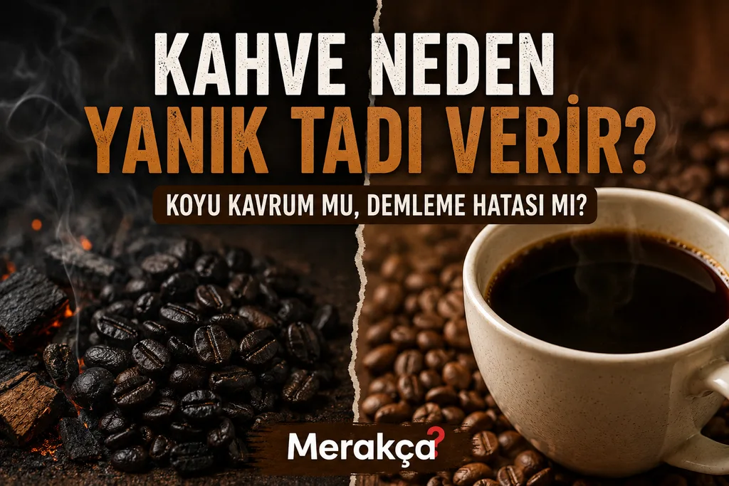 Açık, orta ve koyu kavrulmuş kahve çekirdeklerinin karşılaştırılması