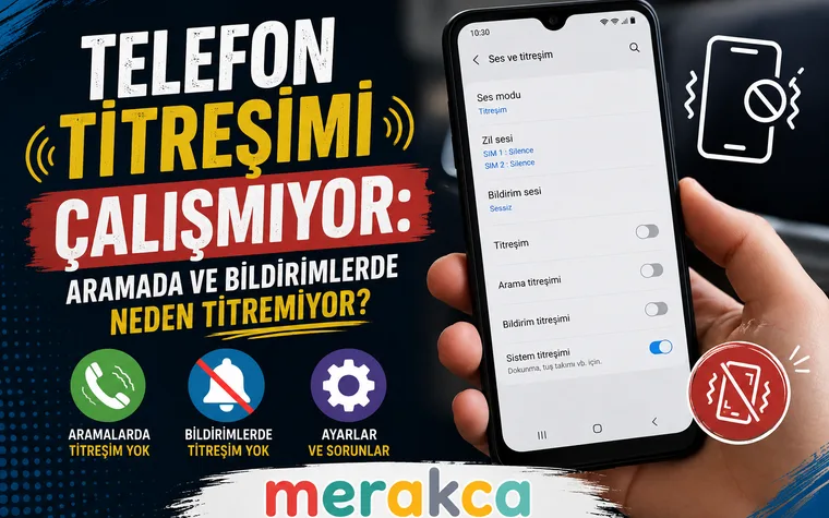 Telefon Titreşimi Çalışmıyor: Aramada ve Bildirimlerde Neden Titremiyor?