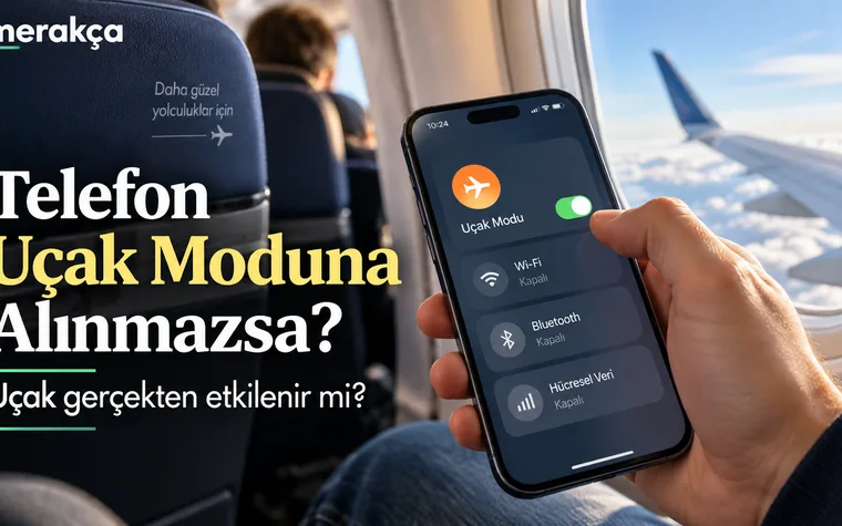 Uçakta Telefon Uçak Moduna Alınmazsa Ne Olur? Uçak Gerçekten Etkilenir mi?